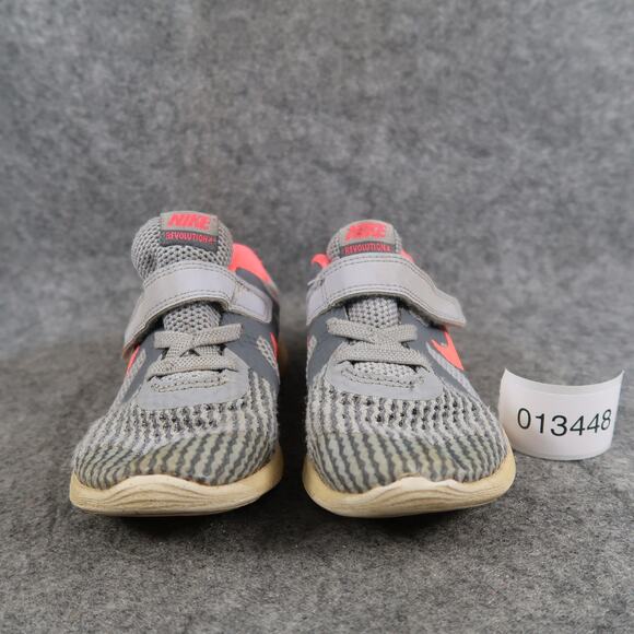 Nike Shoes Kids 10C Revolution Sneakers Athletic Trainer Running Easy On Strap - Picture 2 of 11